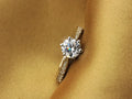 Diamond Glow Claw Ring