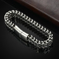 Stainless Steel Braided Keel Bracelet