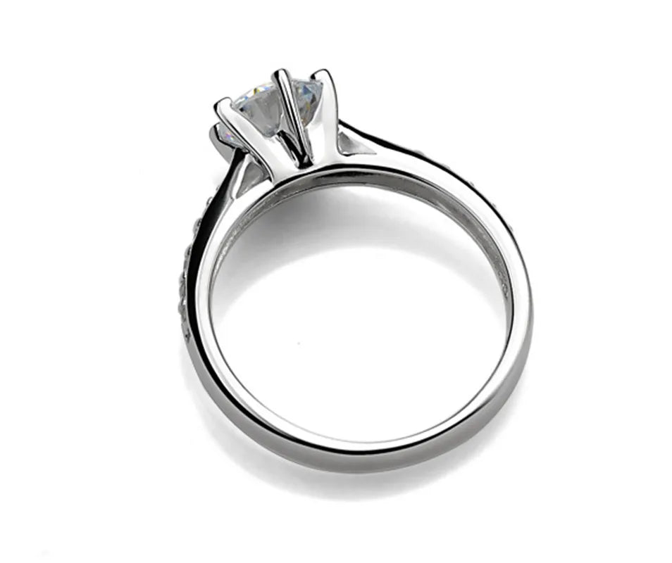 Diamond Glow Claw Ring