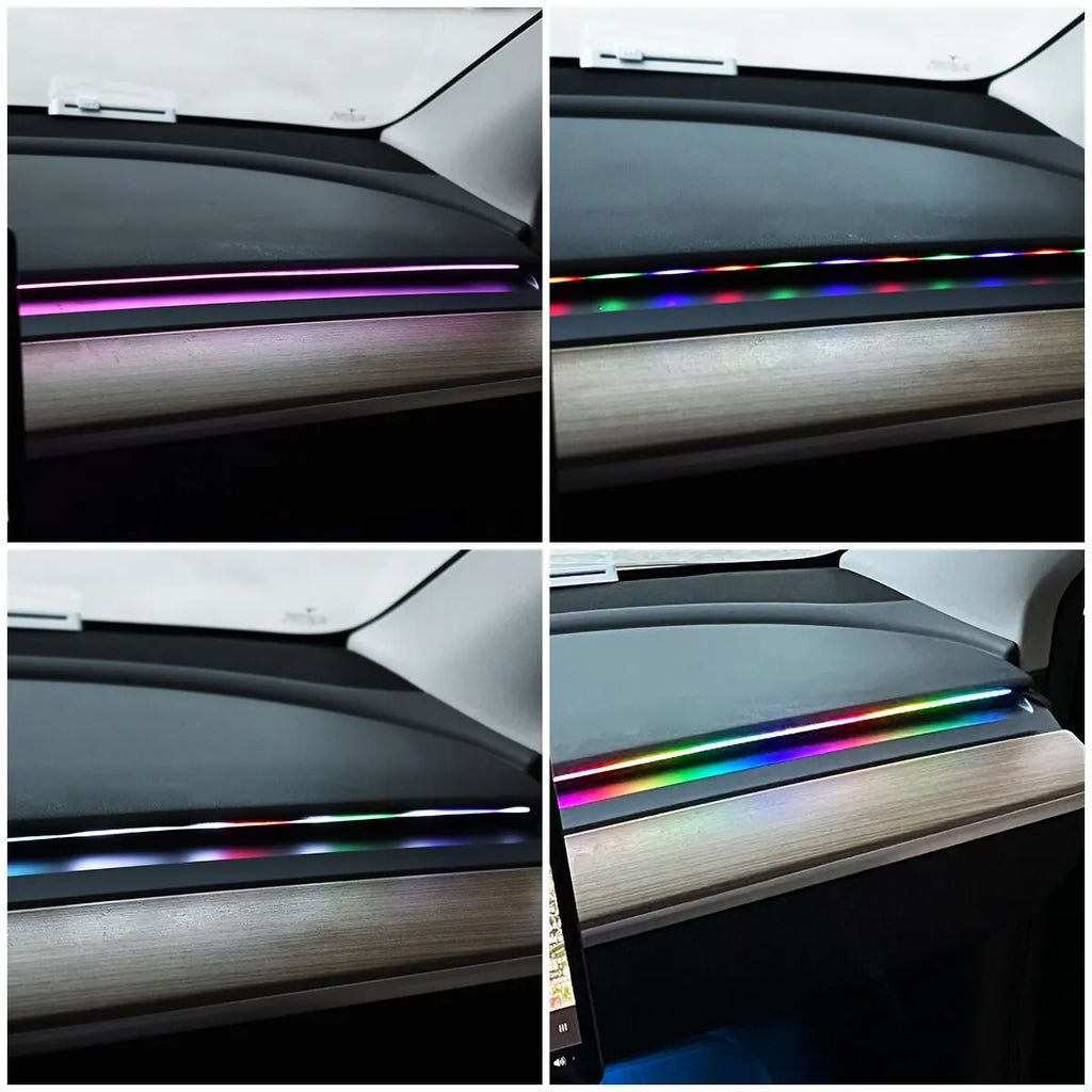 תאורת LED חכמה לרכב RGB | Smart RGB Car Ambient Light.