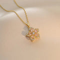 Spin Flower Necklace