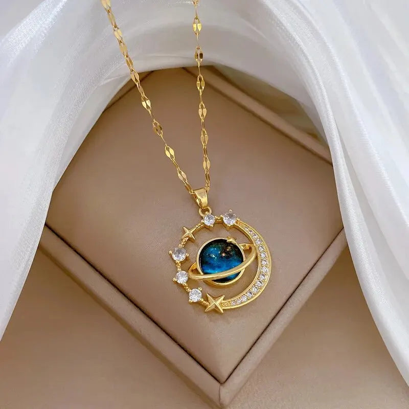 Moon Star Pendant