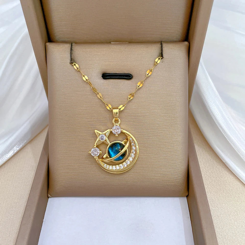 Moon Star Pendant