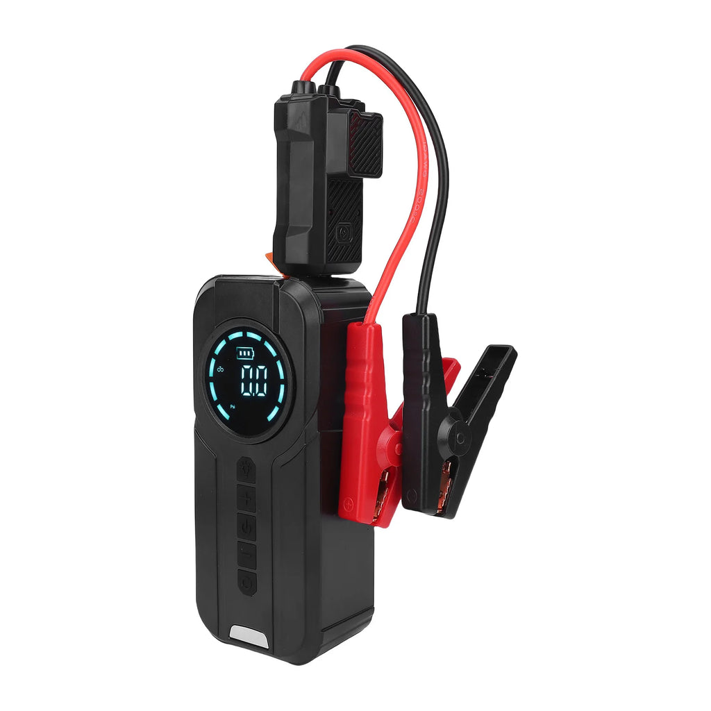 מתנע חירום לרכב עם מדחס אוויר נייד

Portable Car Jump Starter with Air Compressor