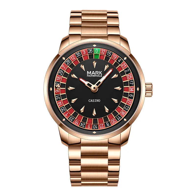Casino Roulette Dial Men’s Quartz Watch 🎰