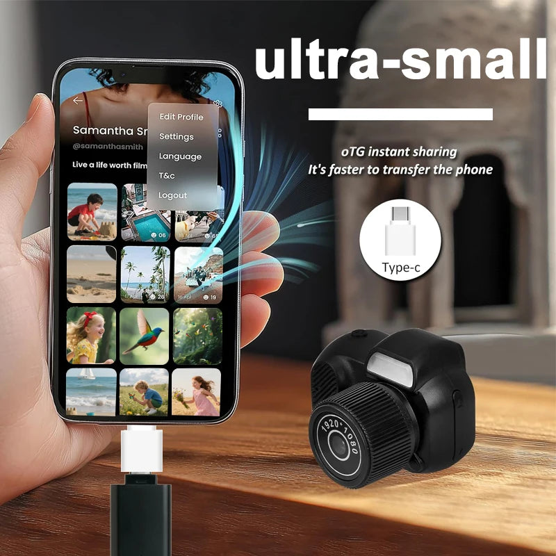Mini Keychain Camera 1080P