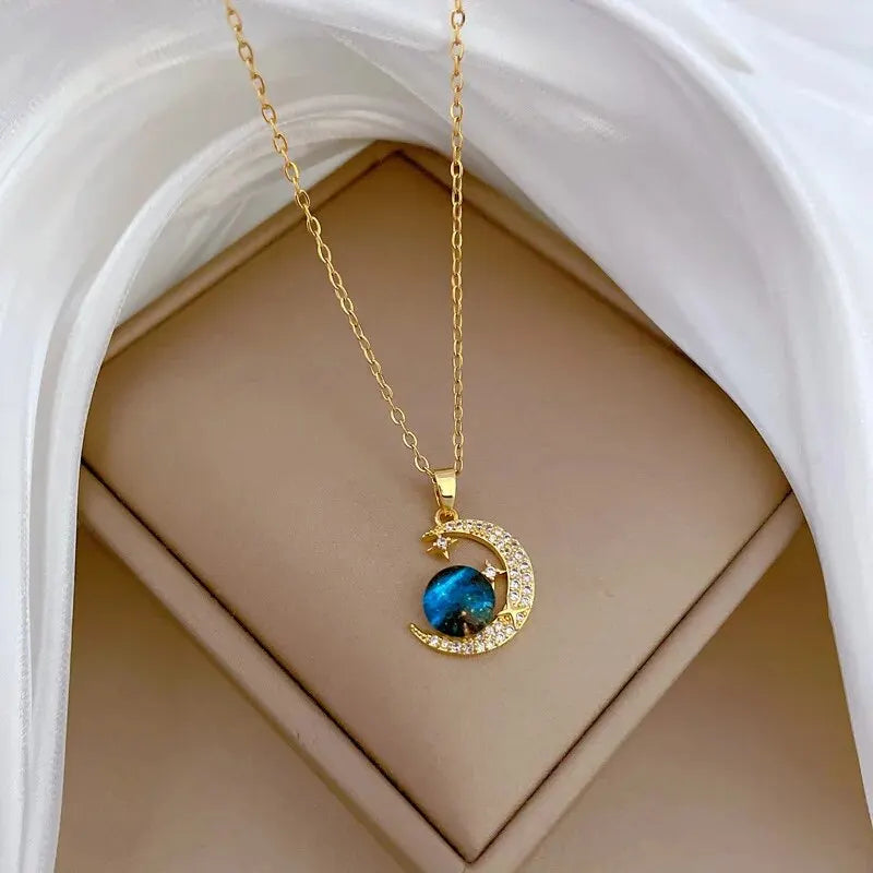 Moon Star Pendant